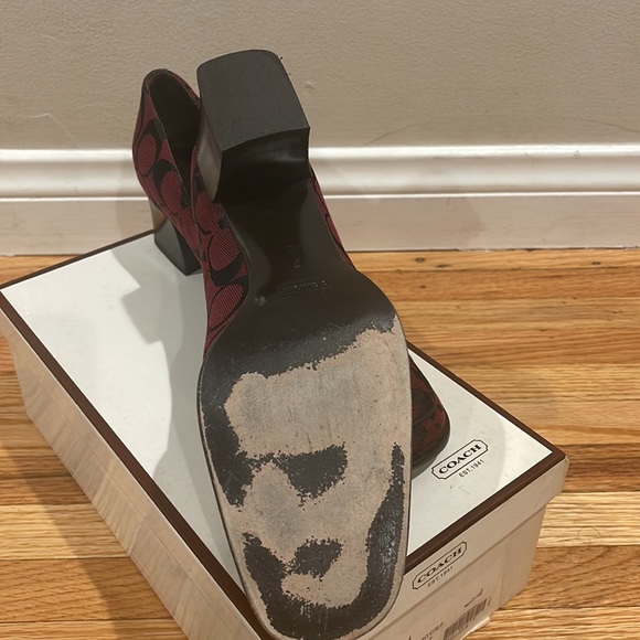 COACH Julia Signature Monogram Loafers - Picture 6 of 8